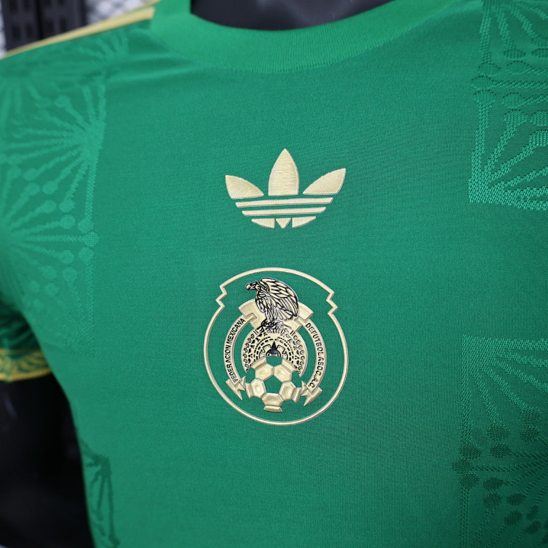 Mexico Player Version Soccer Jersey Special Edition Green