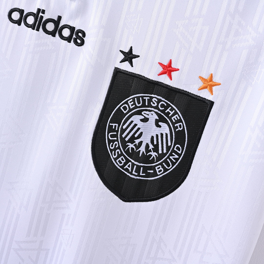 1996 Germany Home Soccer Jersey