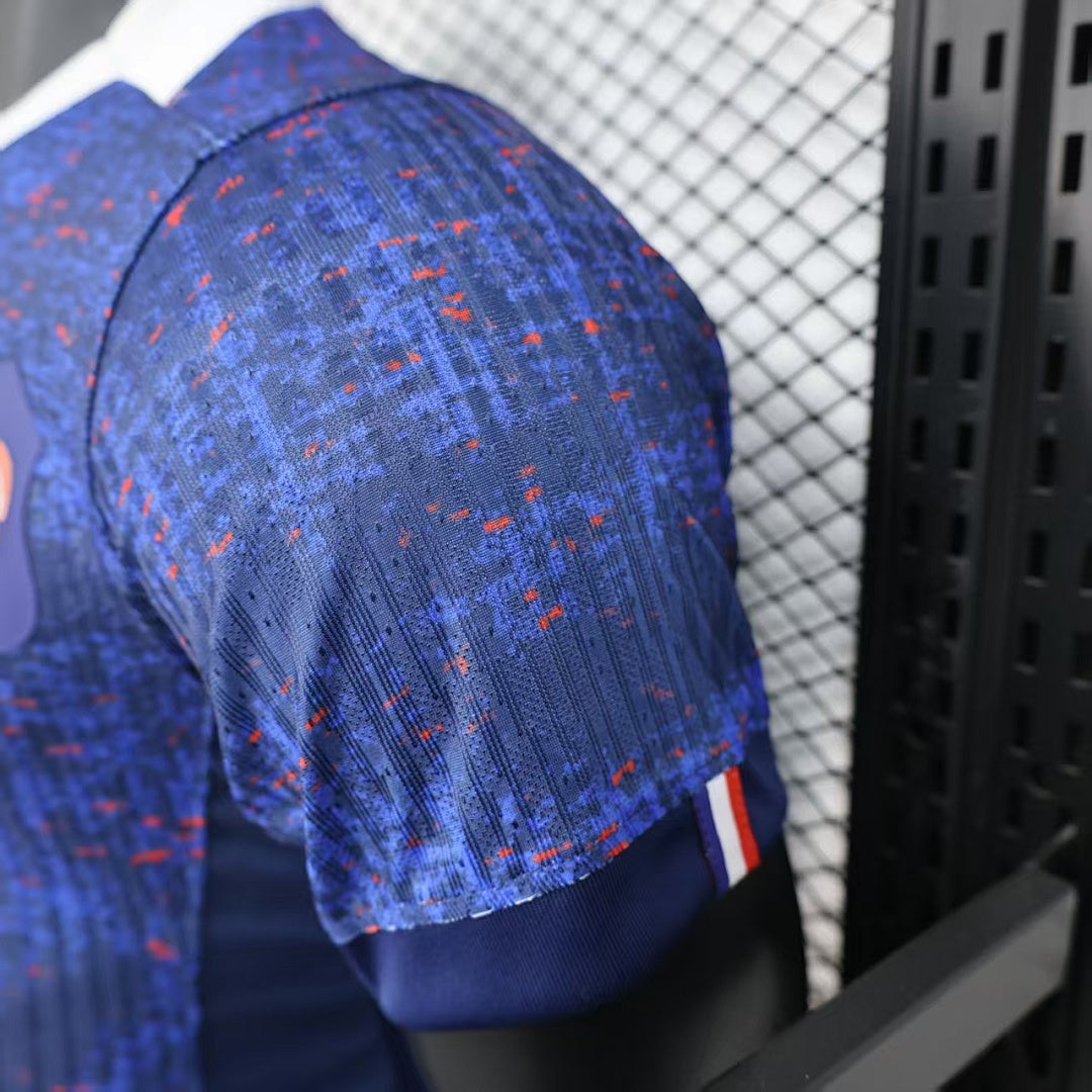 France Home Player Version Soccer Jersey