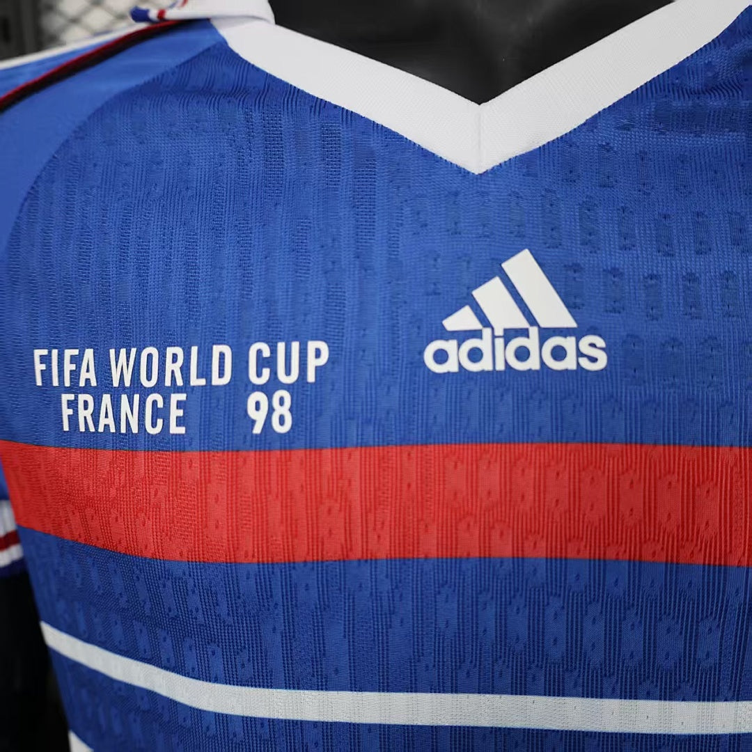 France Player Version Soccer Jersey Retro