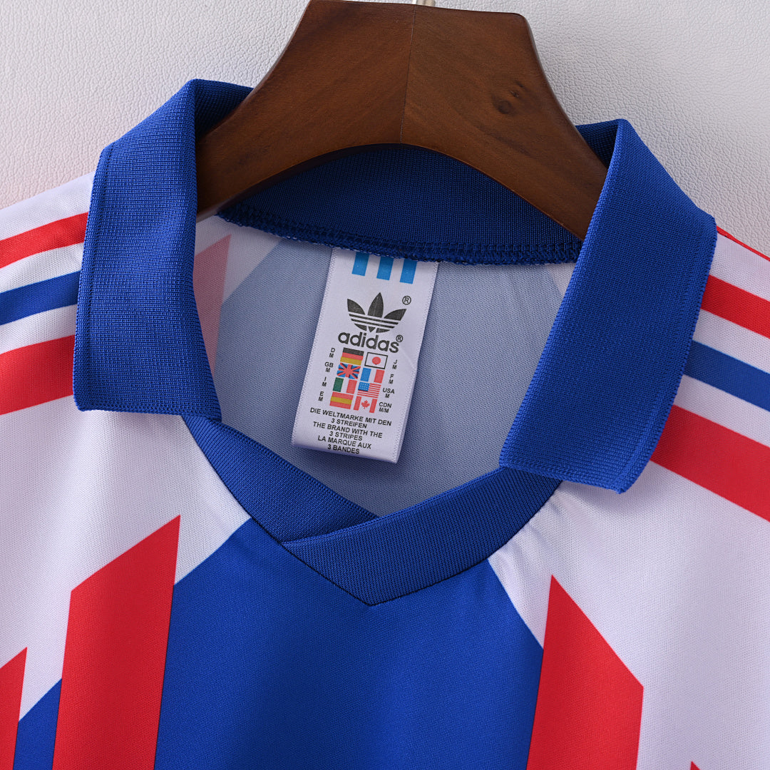 1988 France Home Soccer Jersey