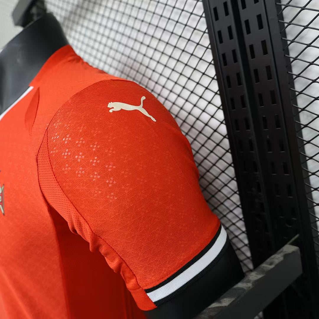 Portugal Home Player Version Soccer Jersey
