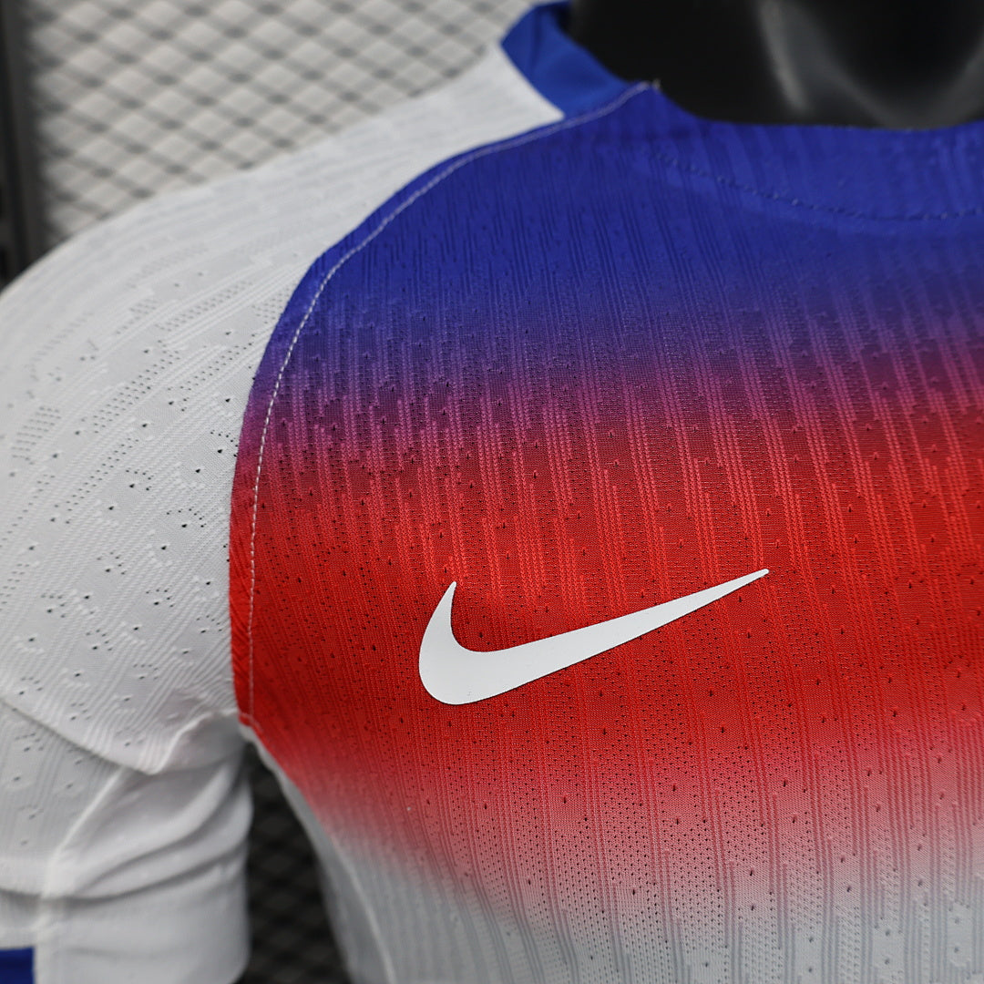 England Home Player Version Soccer Jersey