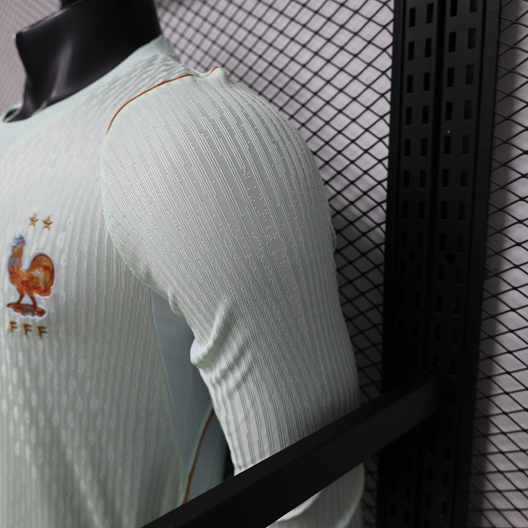 France Away Soccer Jersey Long Sleeve