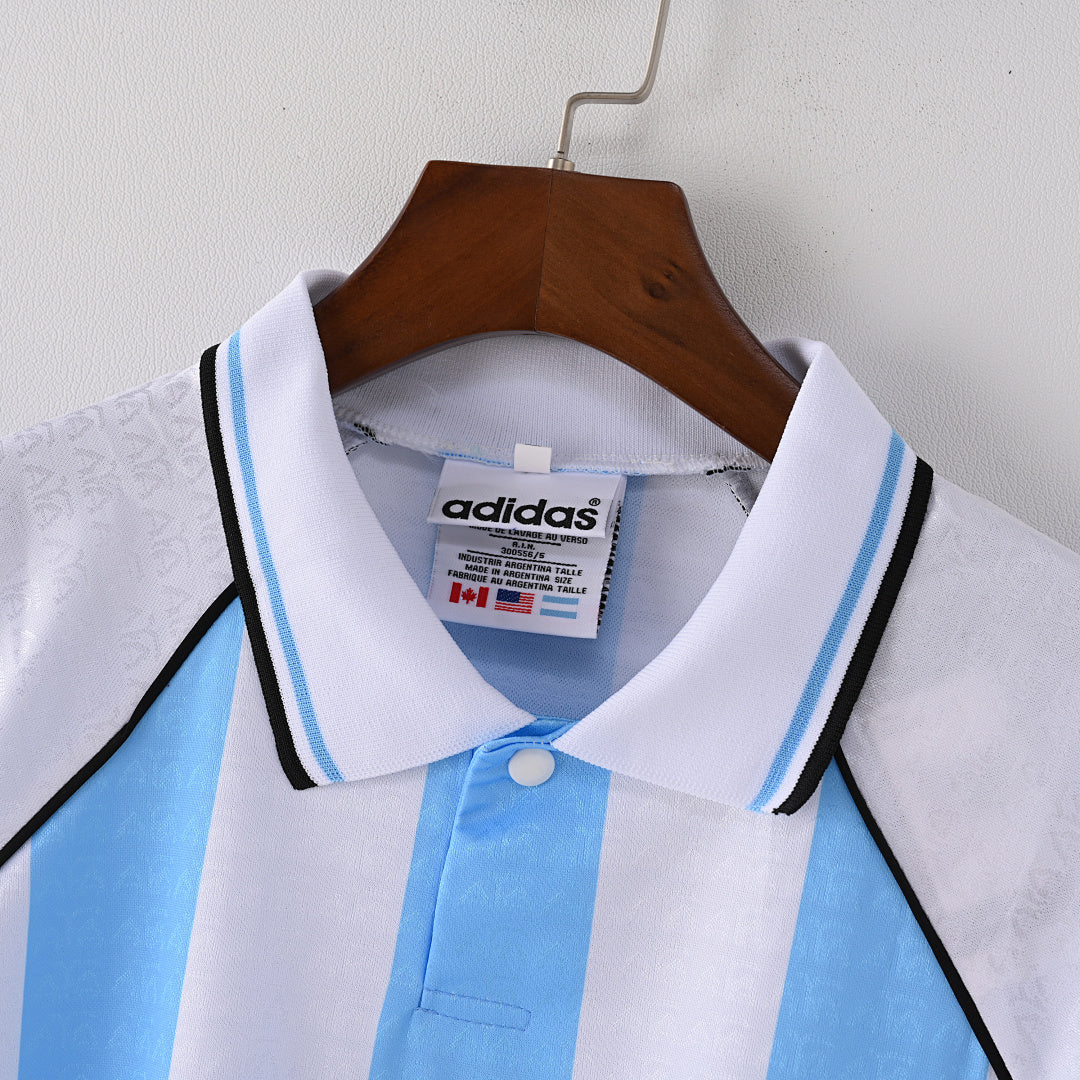 1996/97 Argentina Home Soccer Jersey