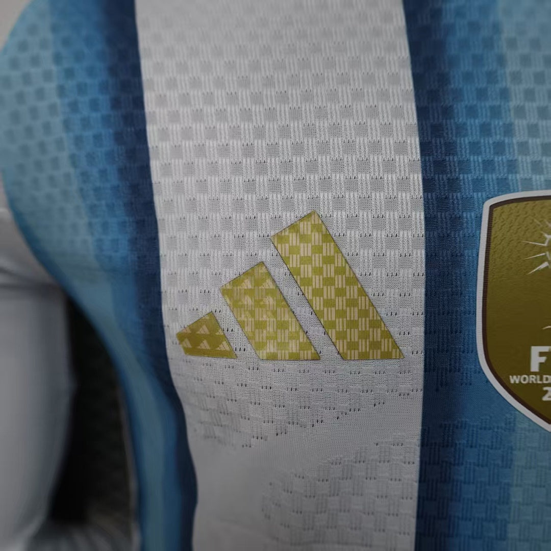 Argentina Home Soccer Jersey Long Sleeve