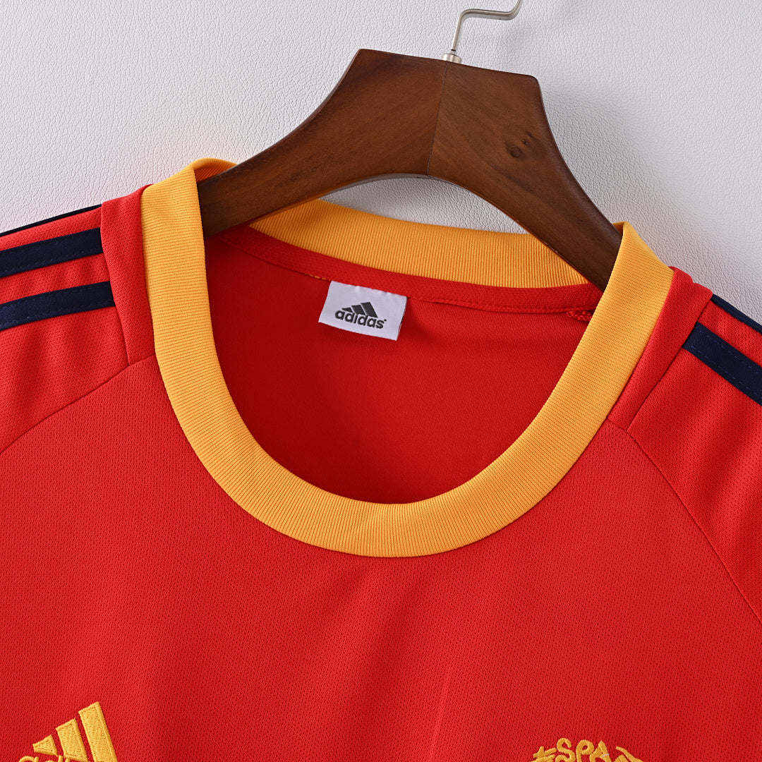 2002 Spain Home Soccer Jersey