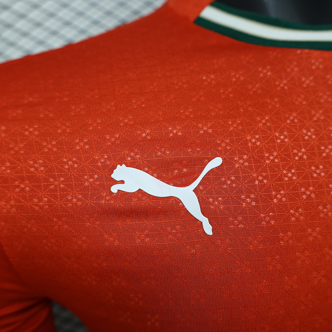 Portugal Home Player Version Soccer Jersey Long Sleeve