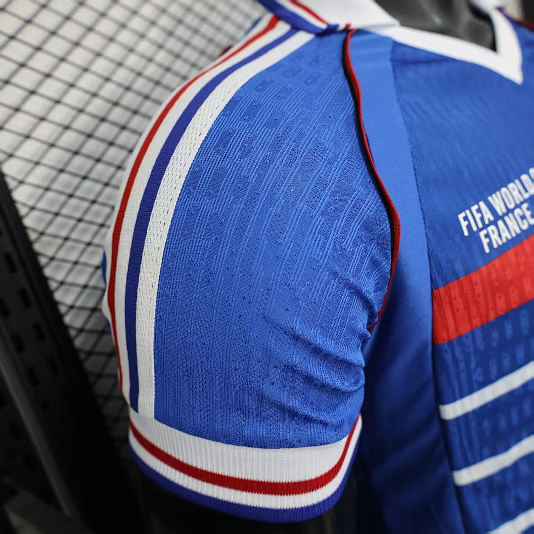 France Player Version Soccer Jersey Retro