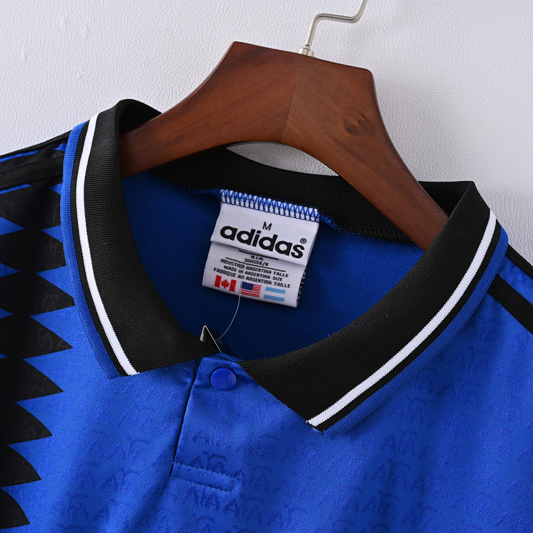 1994 Argentina Away Soccer Jersey