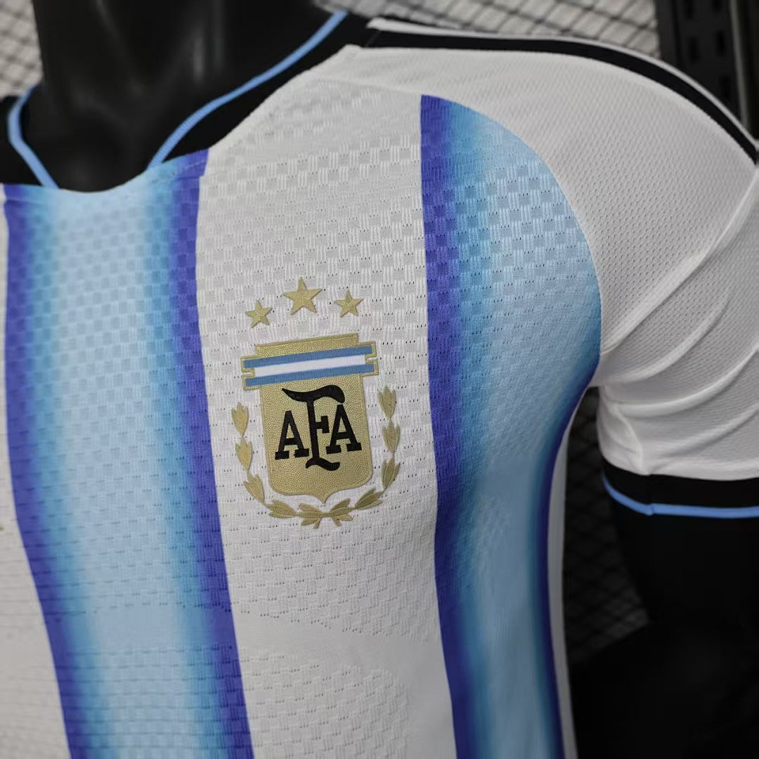 Argentina Home Player Version Soccer Jersey