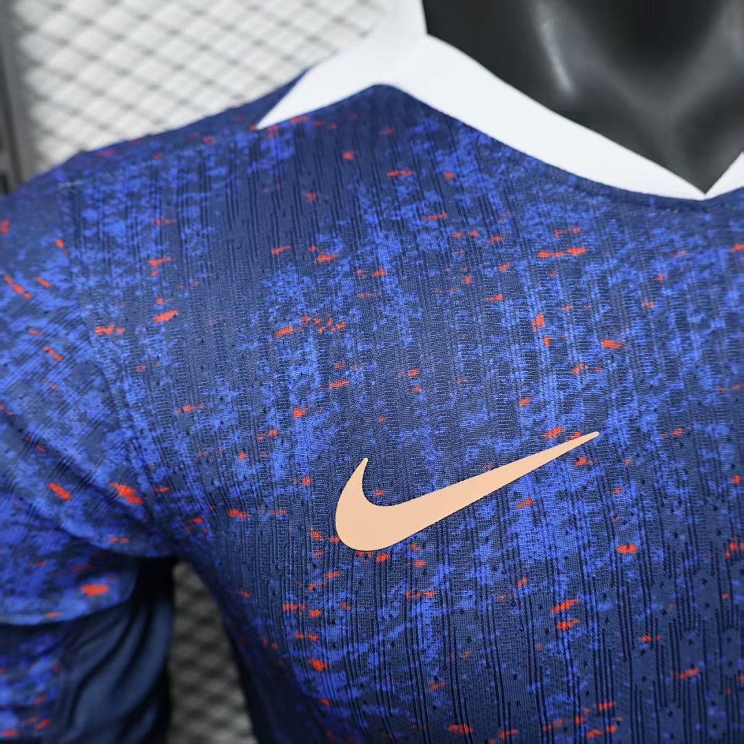 France Home Player Version Soccer Jersey