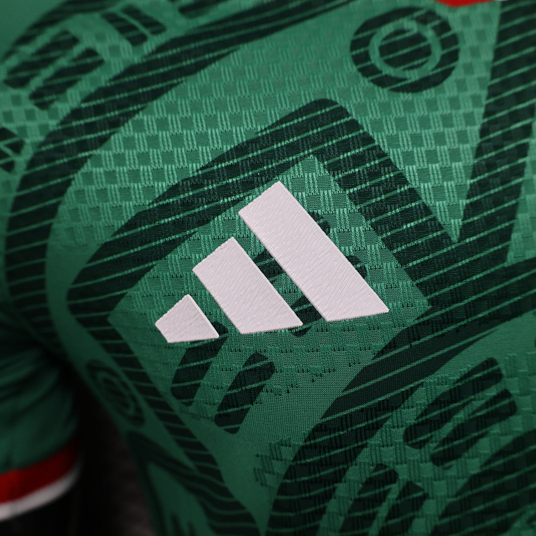 Mexico Home Player Version Soccer Jersey World Cup