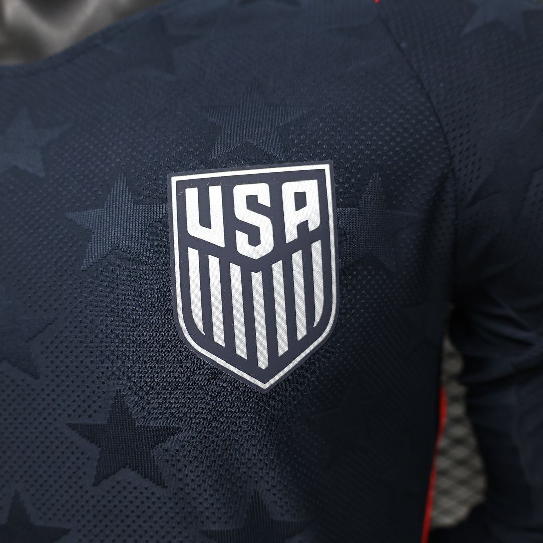 2026/27 USA Away Player Version Soccer Jersey Long Sleeve