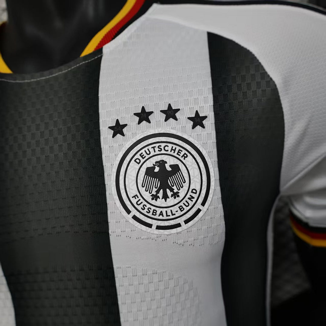 Germany Soccer Jersey White Black