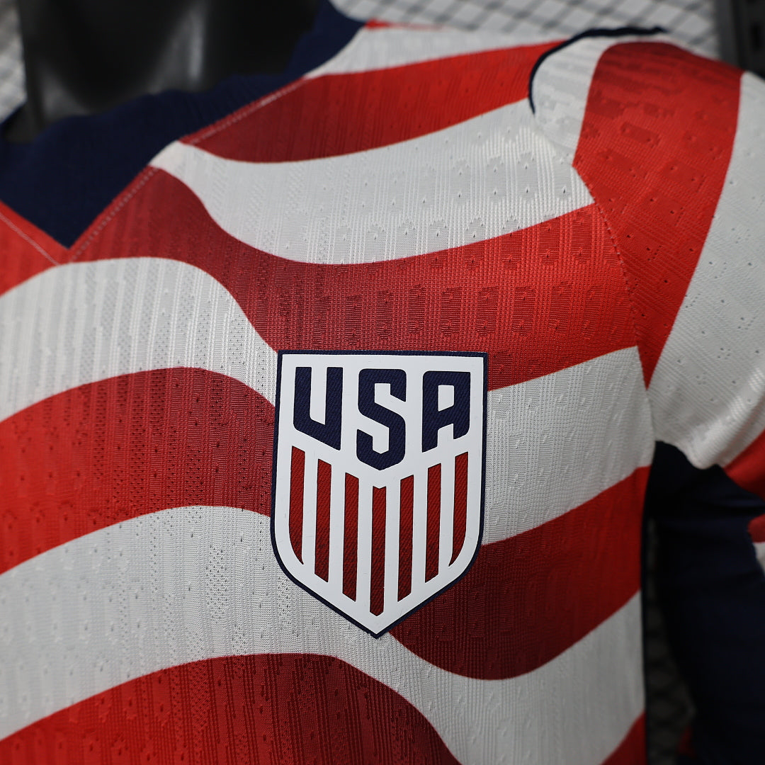 2026/27 USA Home Player Version Soccer Jersey Long Sleeve