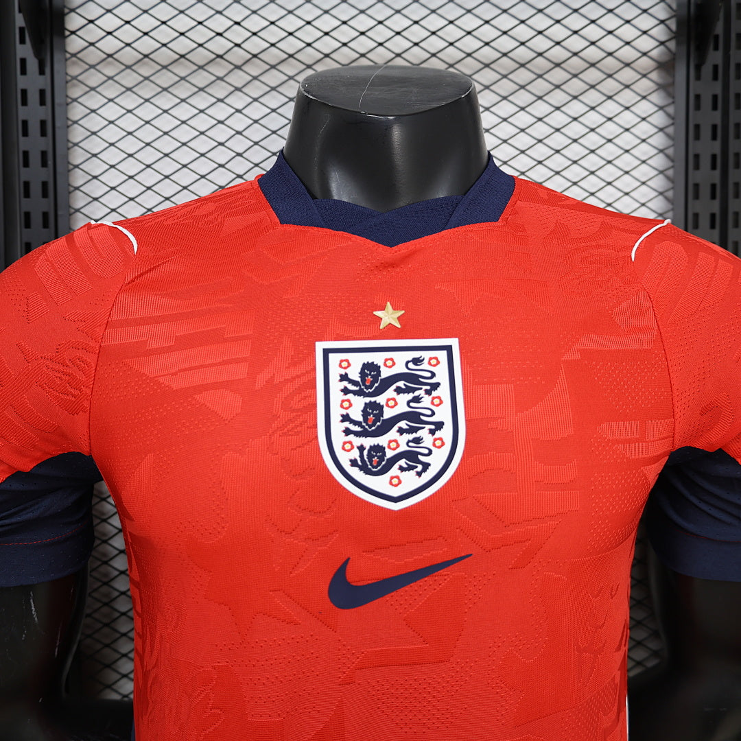 England Away Player Version Soccer Jersey
