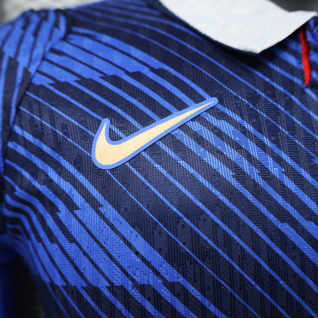 2026/27 France Home Player Version Soccer Jersey Long Sleeve