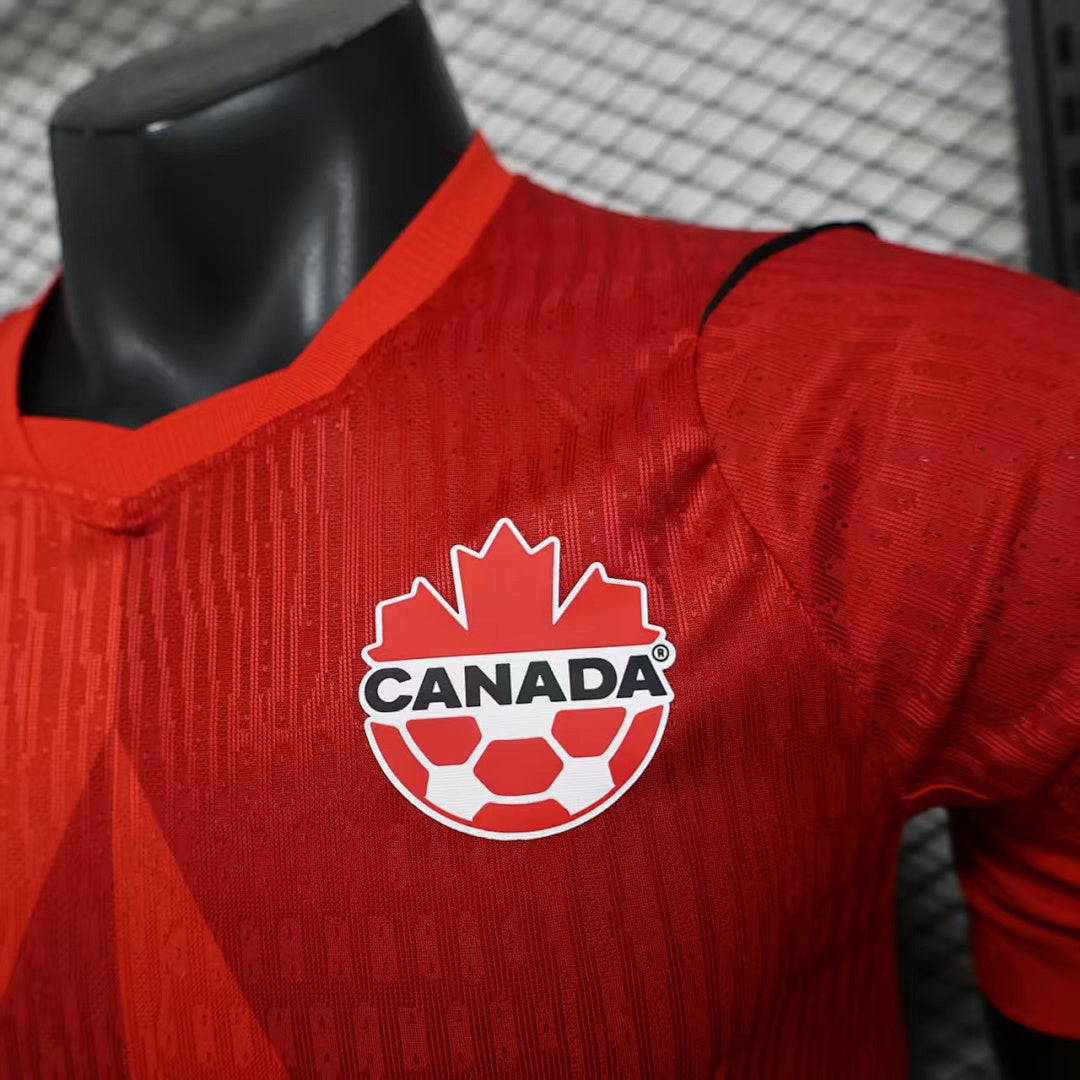 Canada Home Player Version Soccer Jersey