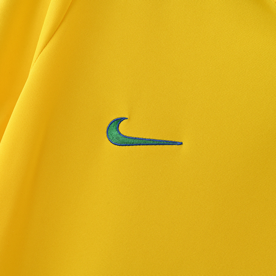 1997 Brazil Home Soccer Jersey