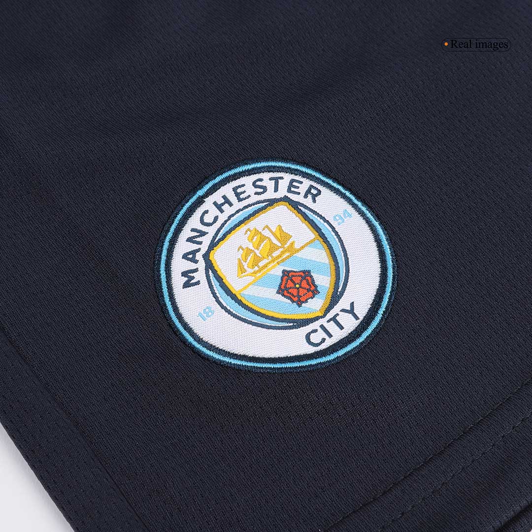Manchester City Away Soccer Jersey Kit(Shirt+Shorts+Socks) 2024/25