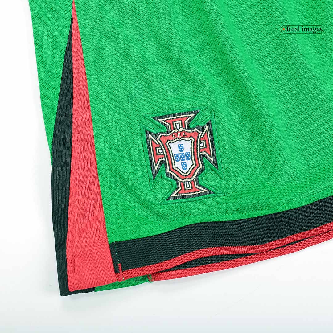 Portugal Home Soccer Shorts Euro 2024