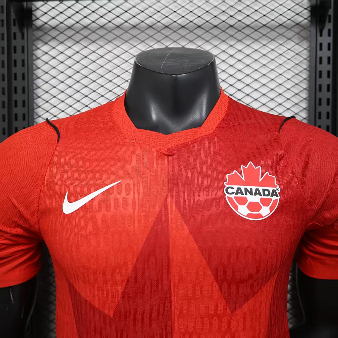 Canada Home Player Version Soccer Jersey