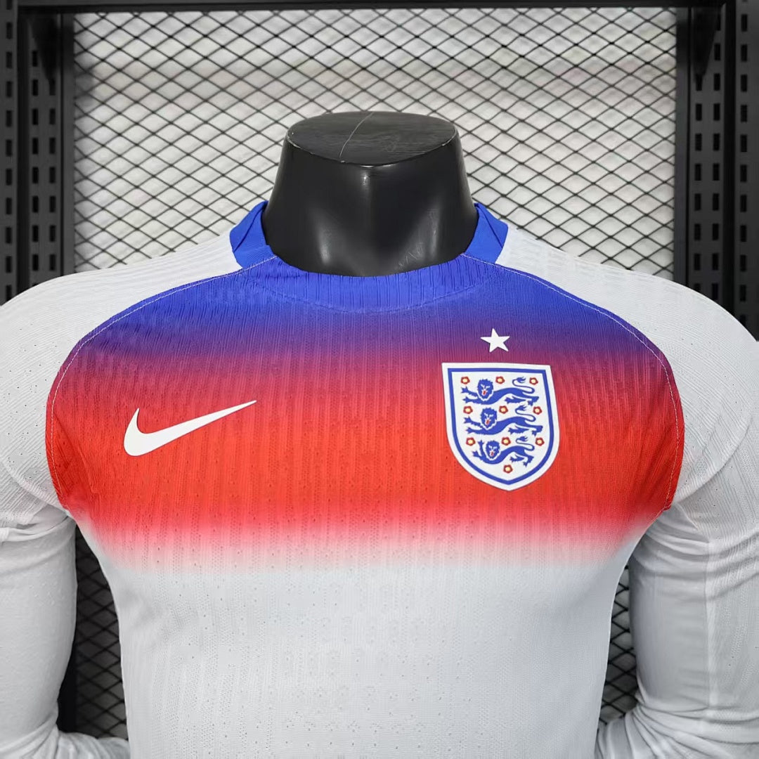 England Player Version Soccer Jersey Long Sleeve
