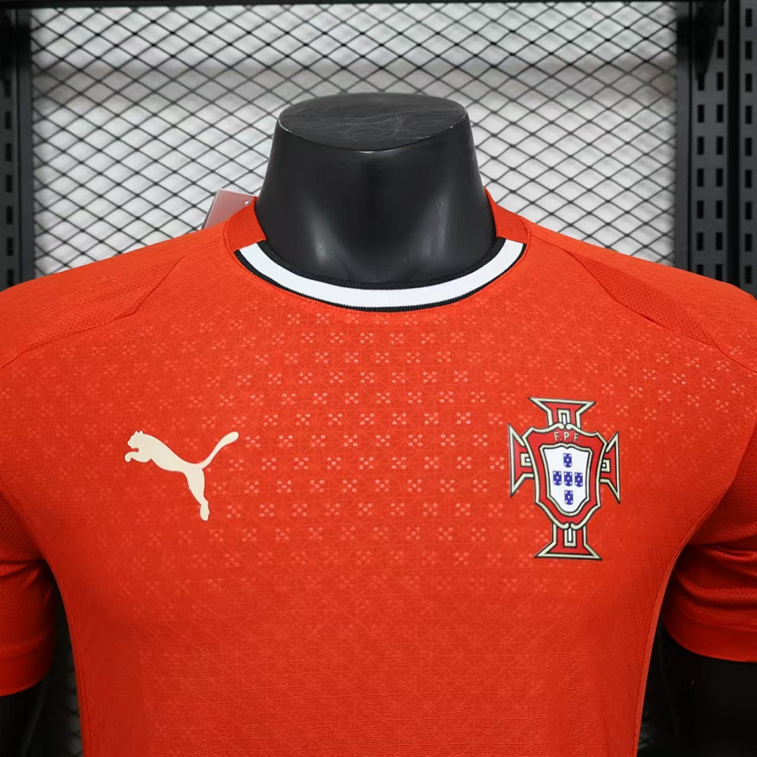 Portugal Home Player Version Soccer Jersey