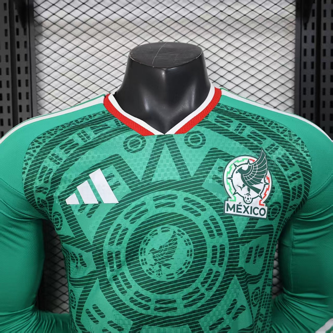 Mexico Soccer Jersey Long Sleeve