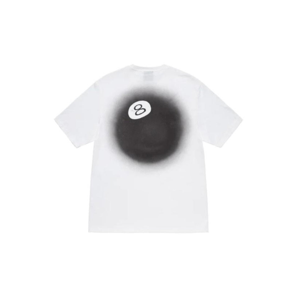 Black Glowing 8-Ball Graphic T-Shirt