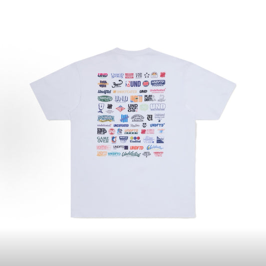 Undefeated White Graphic Tee 14