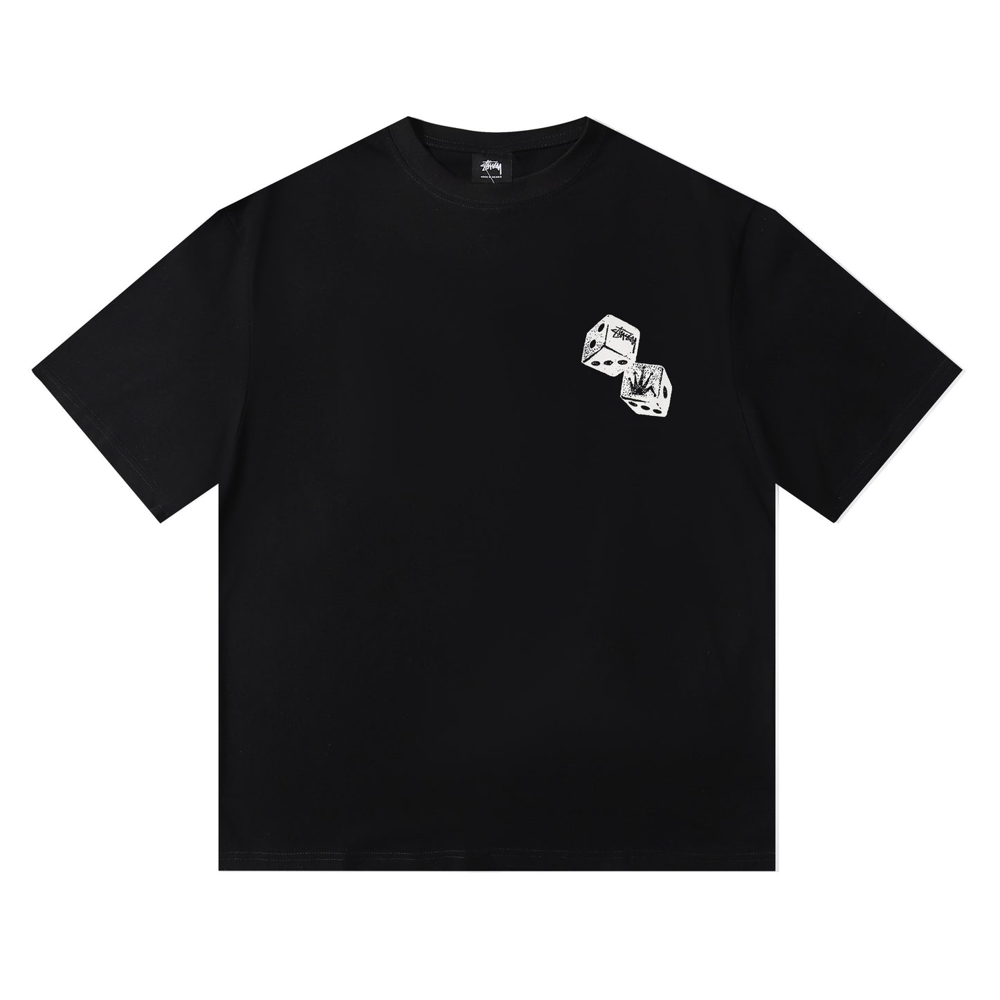 Stüssy Tumbling Dice Graphic T-Shirt - White