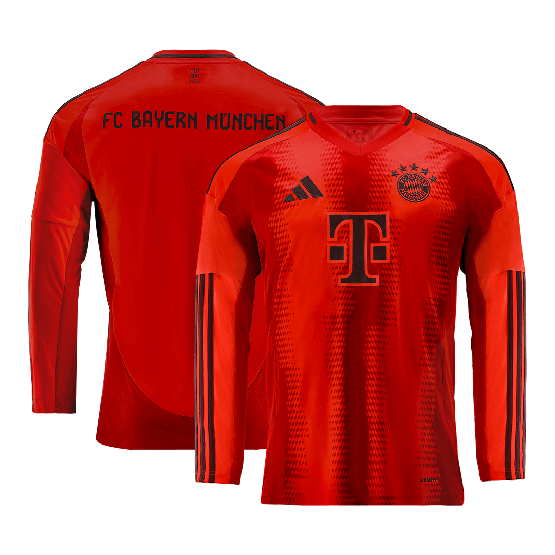 Bayern Munich Home Long Sleeve Soccer Jersey 2024/25