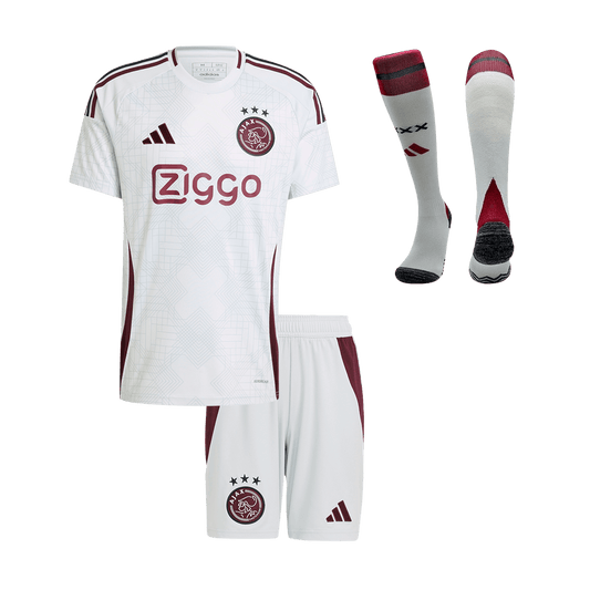 Kid's Ajax Third Away Soccer Jersey Kit(Jersey+Shorts+Socks) 2024/25