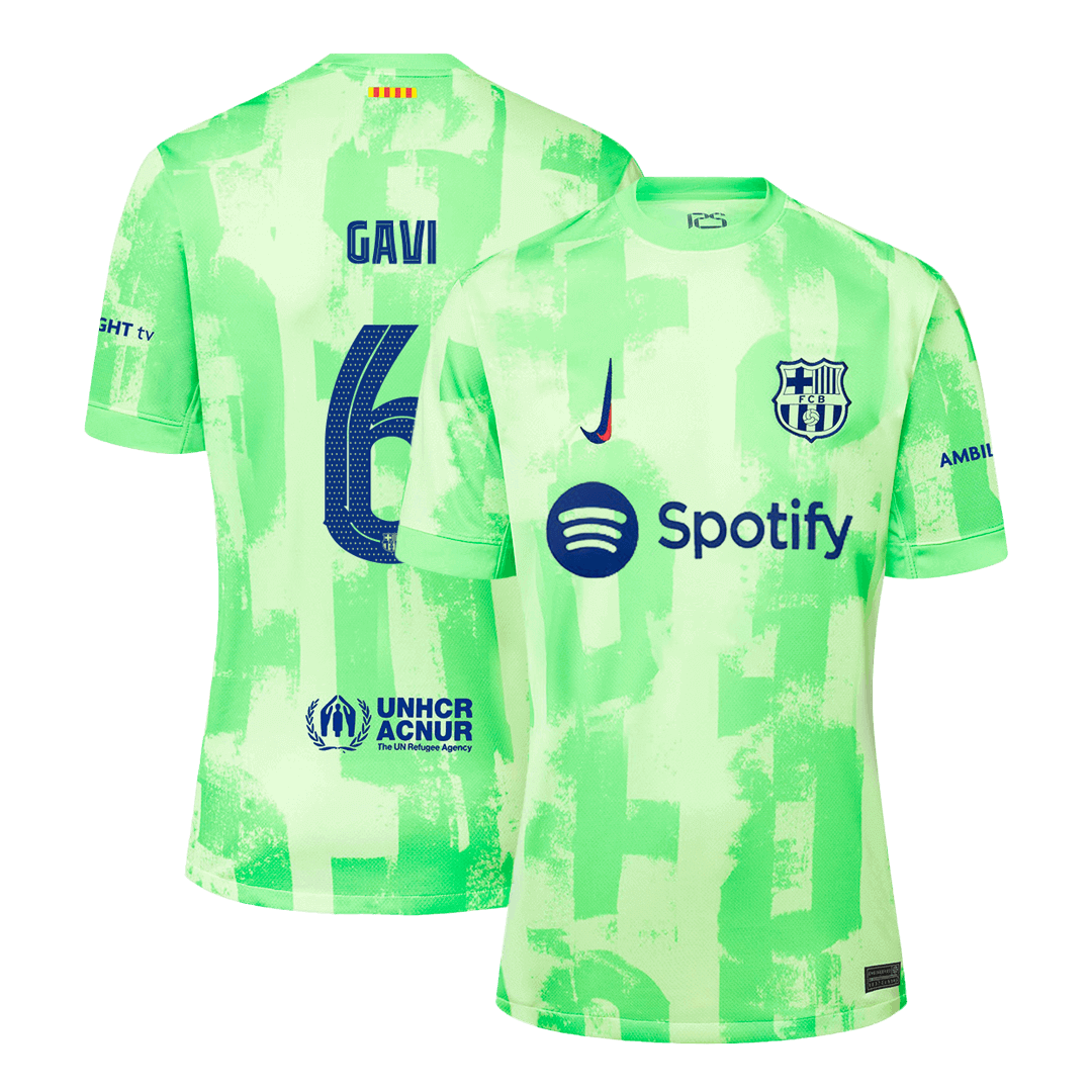 GAVI #6 Barcelona Third Away Soccer Jersey 2024/25 - UCL