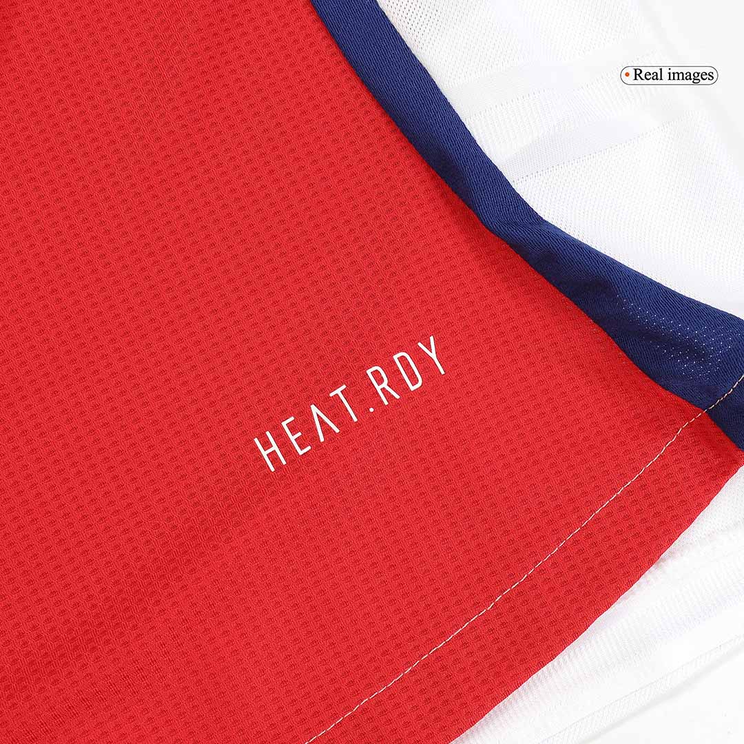 Authentic RICE #41 Arsenal Home Soccer Jersey 2024/25 Red - UCL