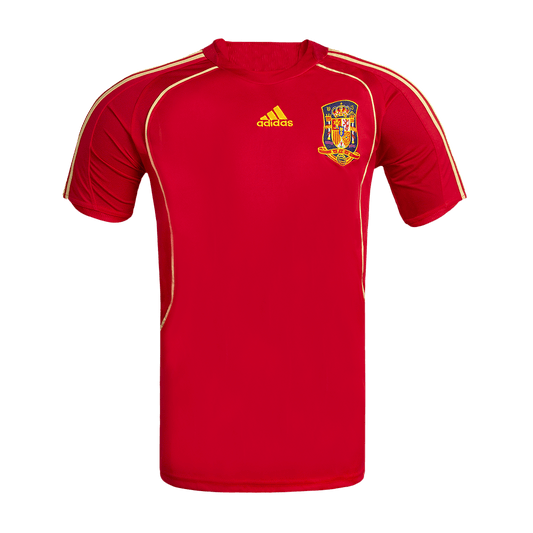 Retro 2008 Spain Home Soccer Jersey