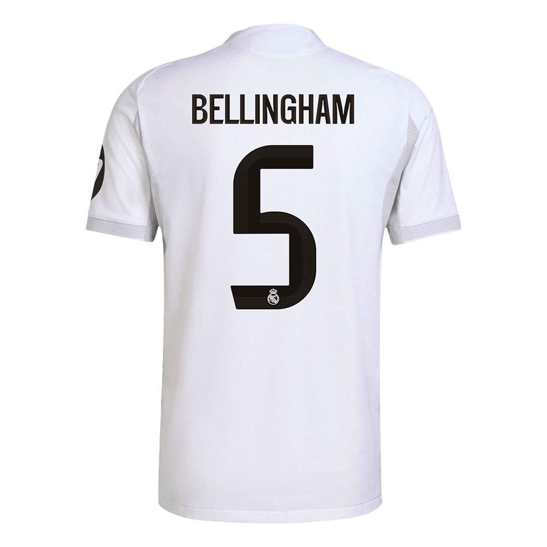 Authentic BELLINGHAM #5 Soccer Jersey Real Madrid Home Shirt 2025/26