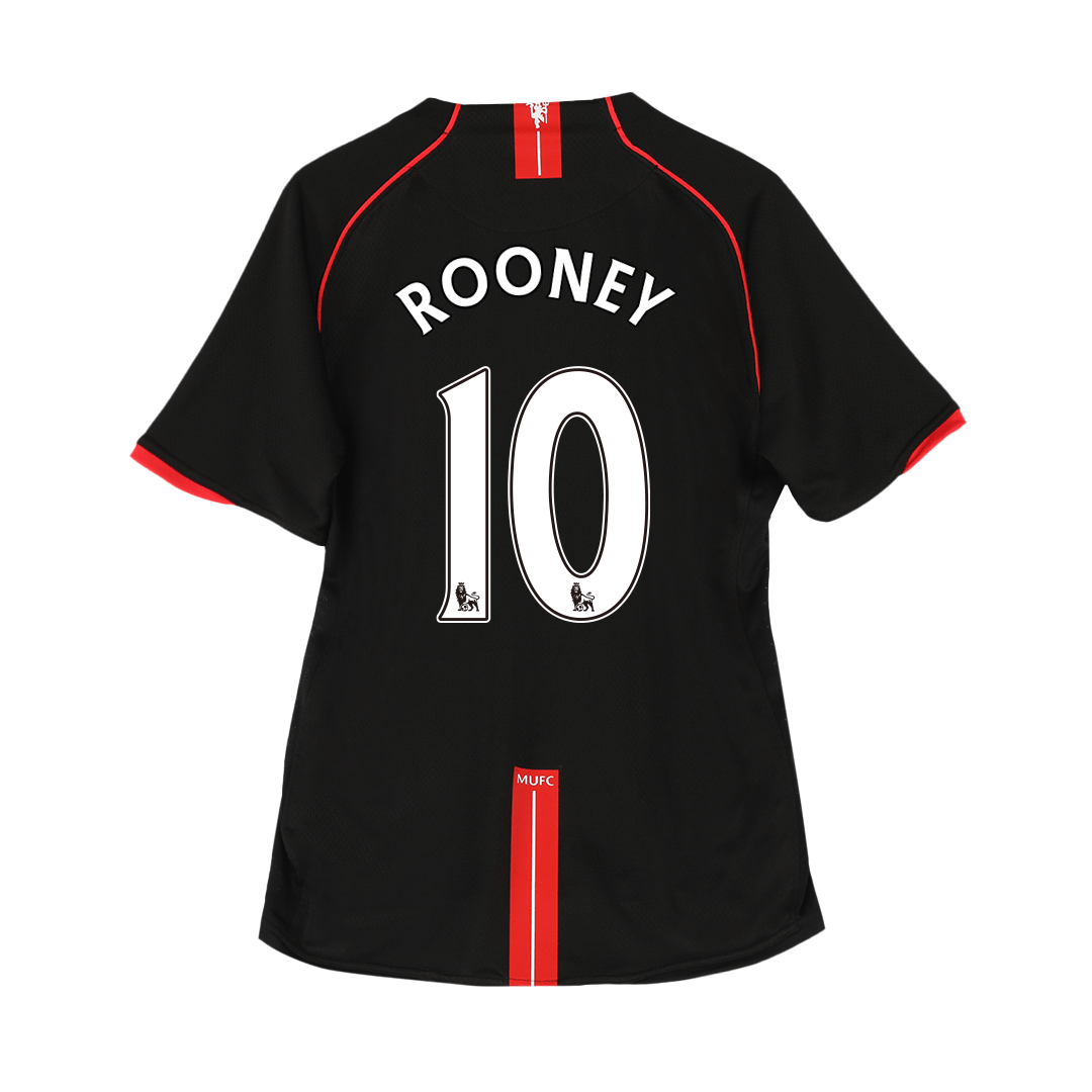 Retro ROONEY #10 2007/08 Manchester United Away Soccer Jersey