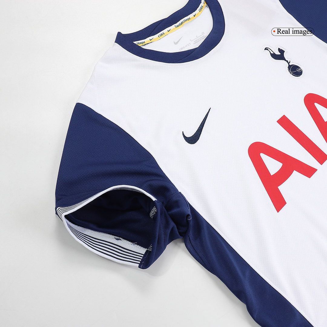 SON #7 Tottenham Hotspur Soccer Jersey Home Custom Shirt 2024/25