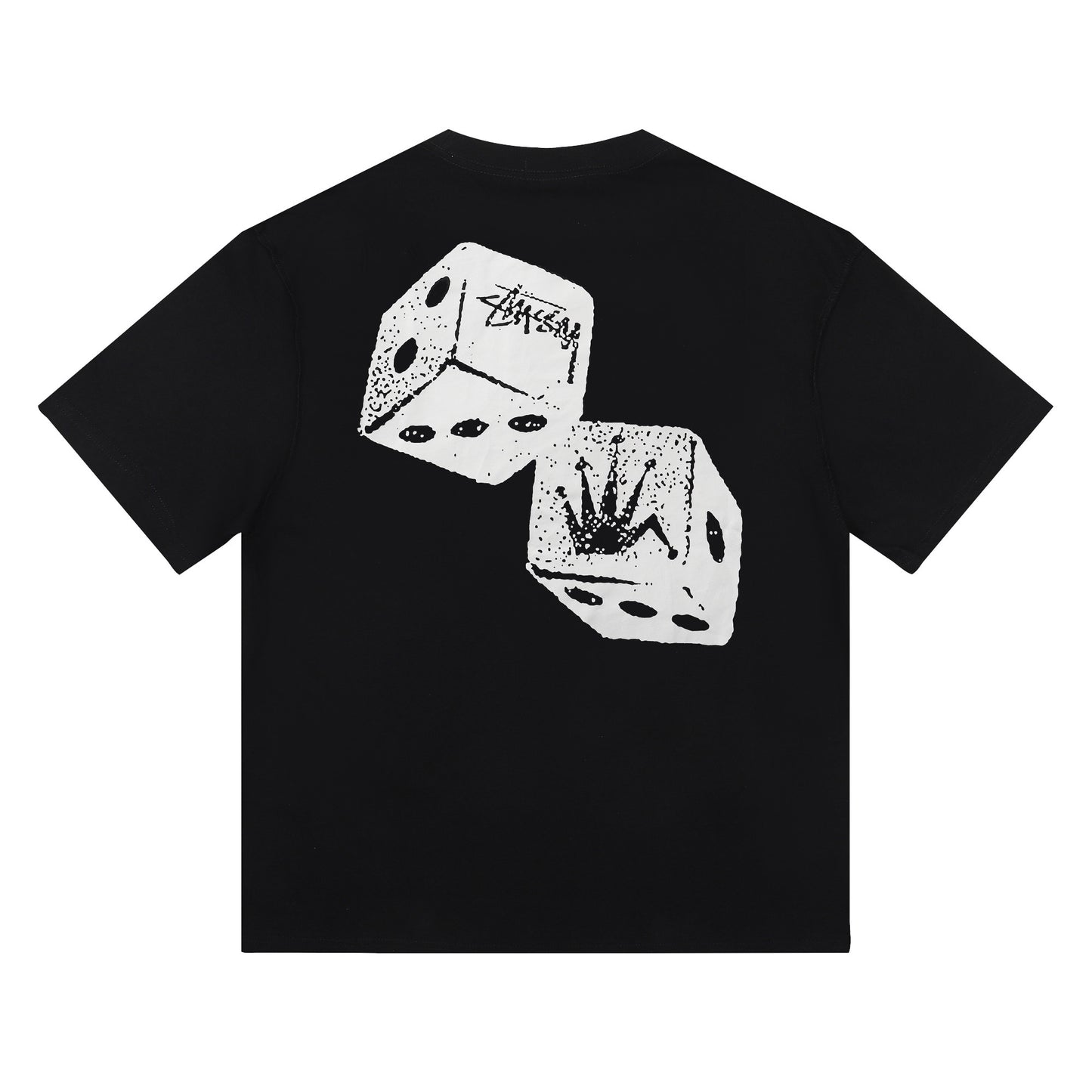 Stüssy Tumbling Dice Graphic T-Shirt - White