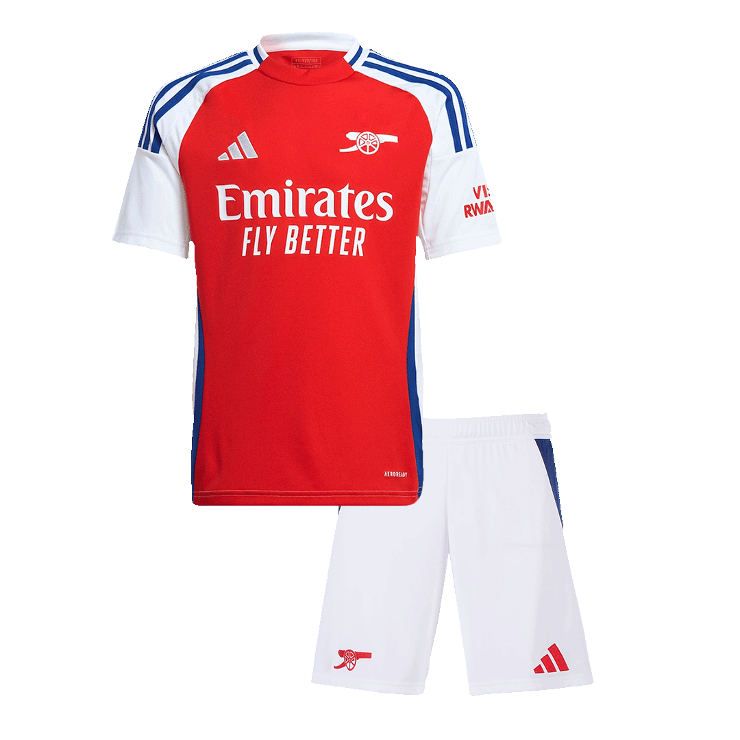 Kid's Arsenal Home Soccer Jersey Kit(Jersey+Shorts) 2024/25