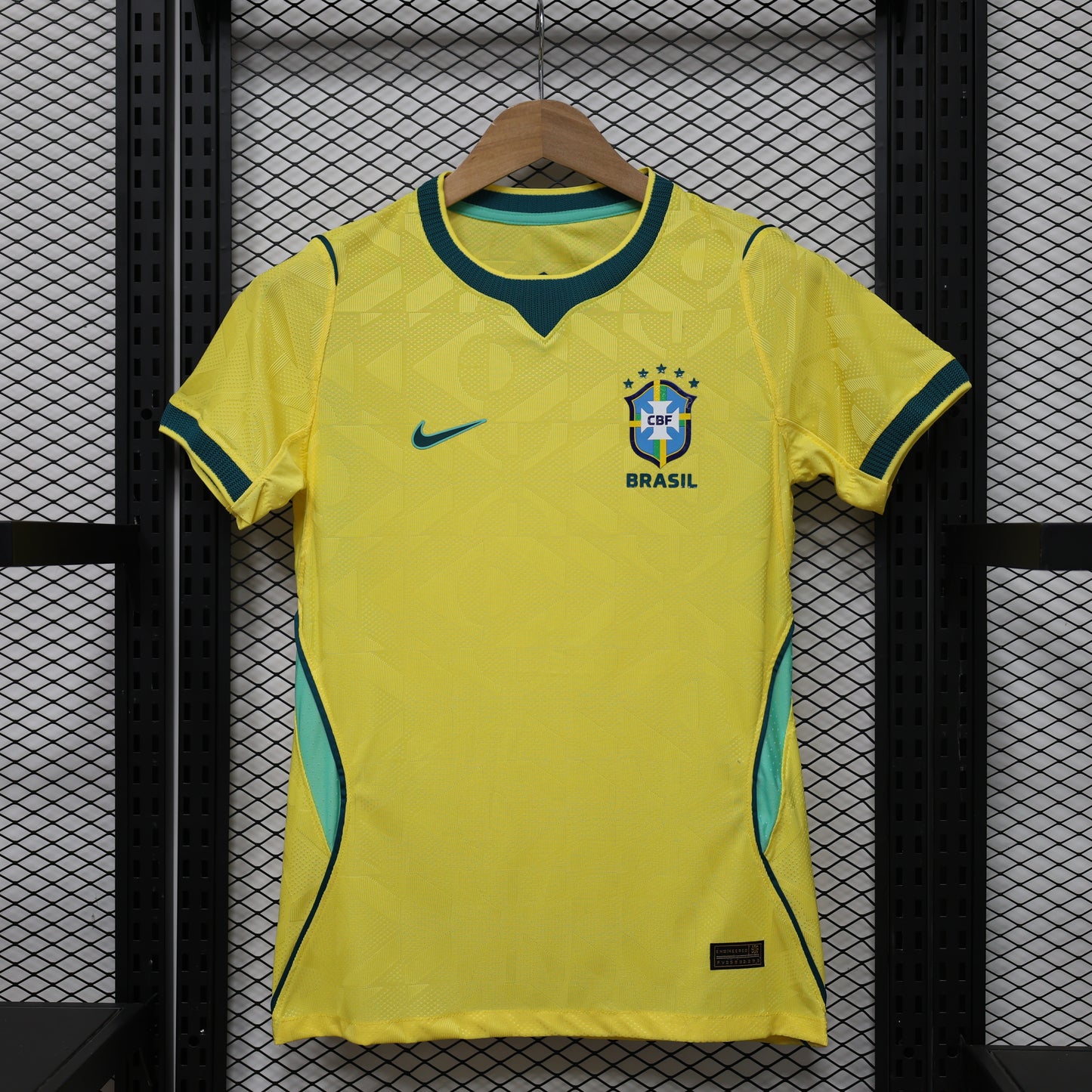 Brazil National Team Home Premium Soccer Jersey (Women's Authentic Player Version)