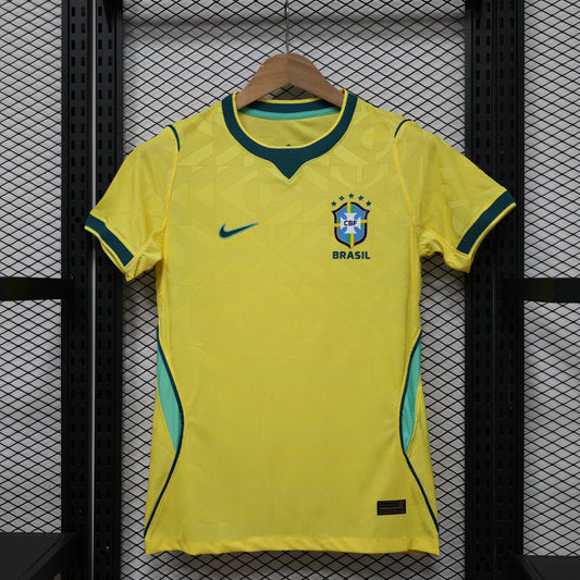 Brazil National Team Home Premium Soccer Jersey (Women's Authentic Player Version)