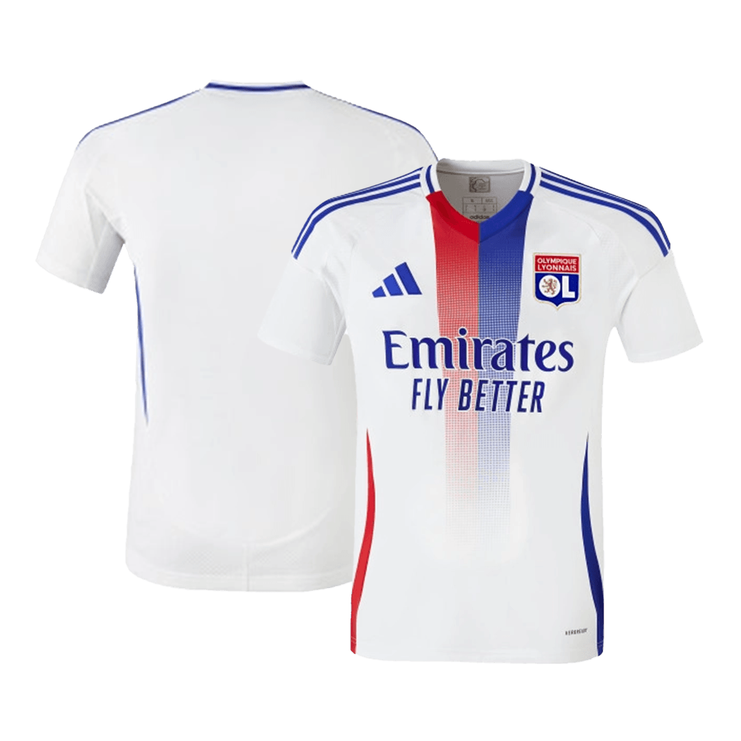 Olympique Lyonnais Soccer Jersey Home Custom Shirt 2024/25