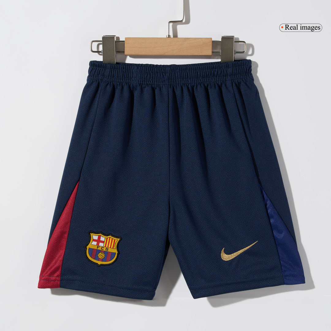 Kids Barcelona Custom Home Soccer Kits 2024/25