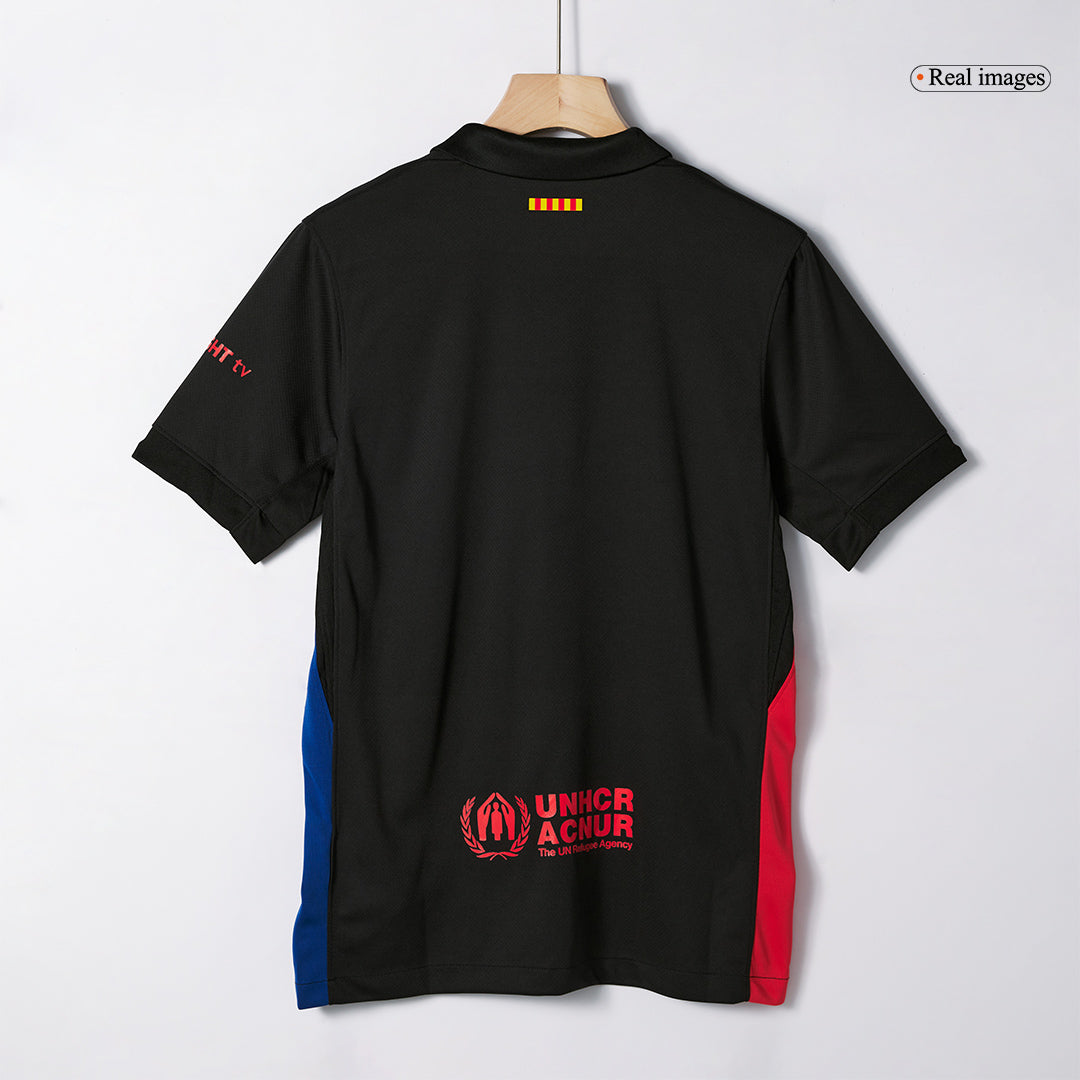 Barcelona Away Soccer Jersey Kit(Jersey+Shorts+Socks) 2024/25