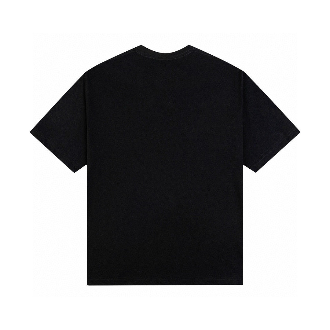 Stussy Big and Meaty Dinosaur Graphic T-Shirt Black