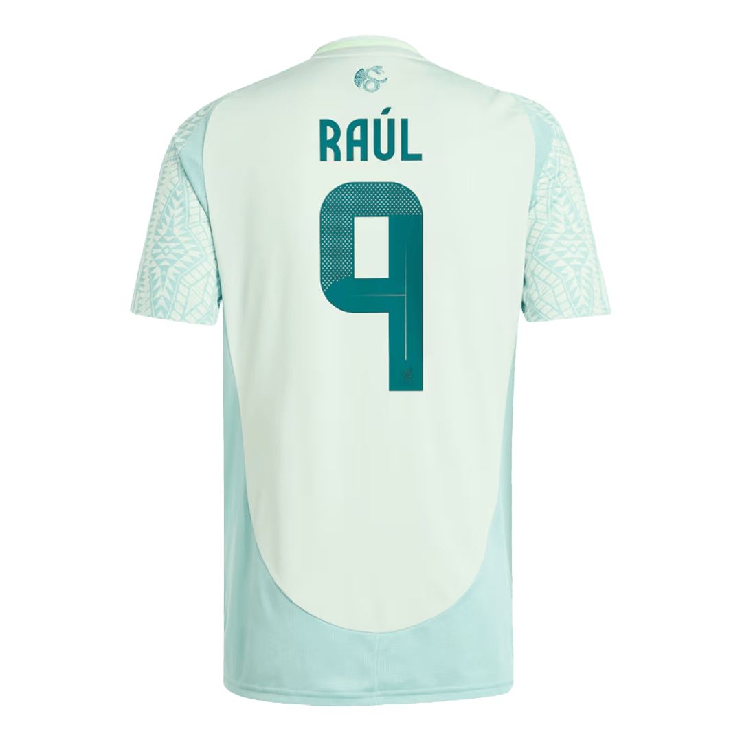 RAUL #9 Mexico Soccer Jersey Away Custom Shirt 2024